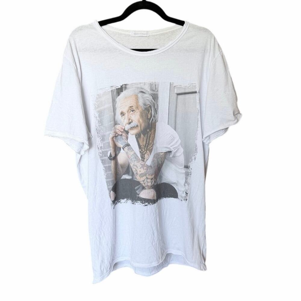 Tattooed Einstein Tshirt XL Made in Italy